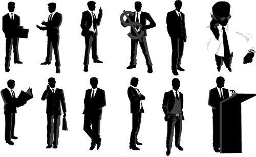 Free Vector Silhouettes Business