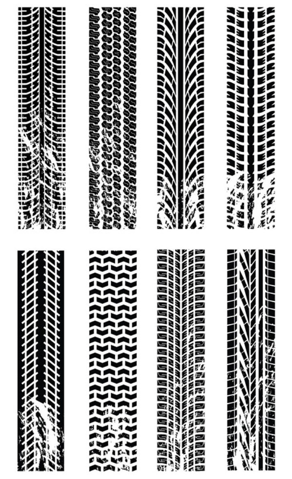 Free Vector Tire Tracks