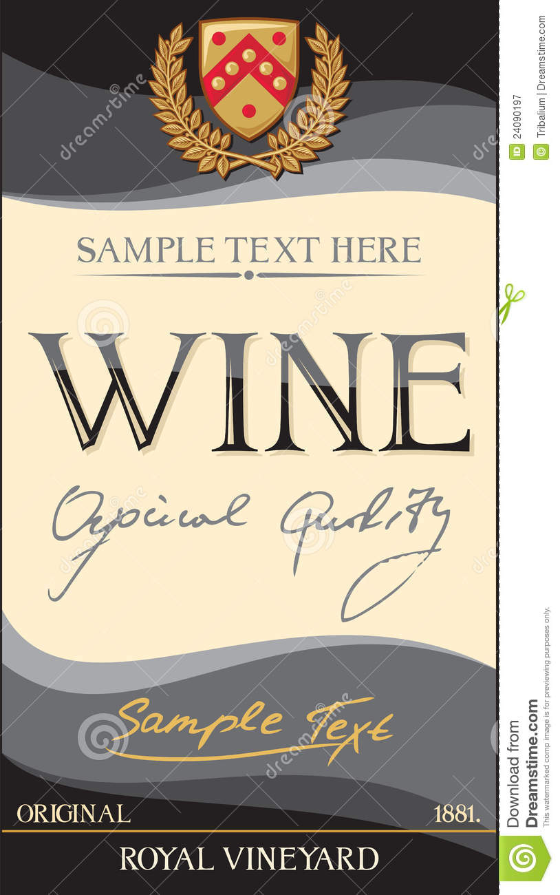 Free Wine Labels Vector
