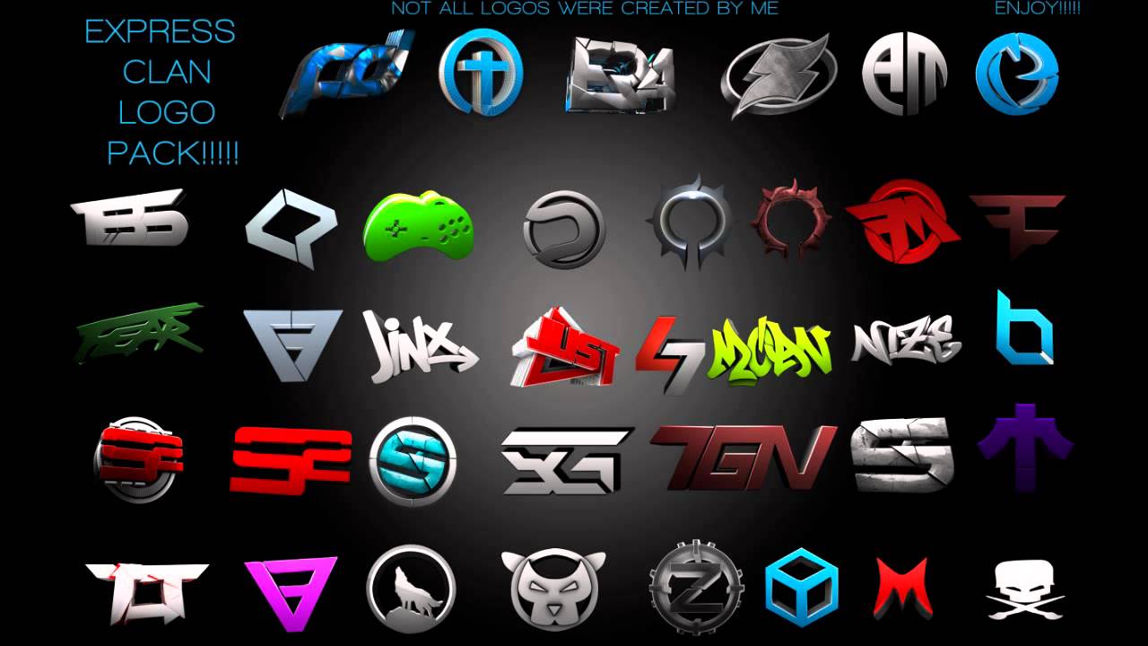 Gaming Clan Logos PSD