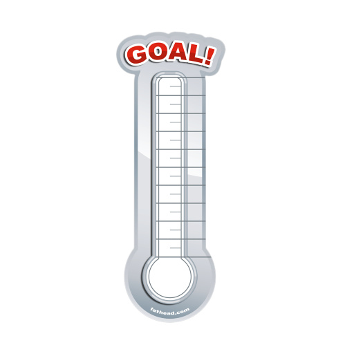 Goal Tracker Thermometer