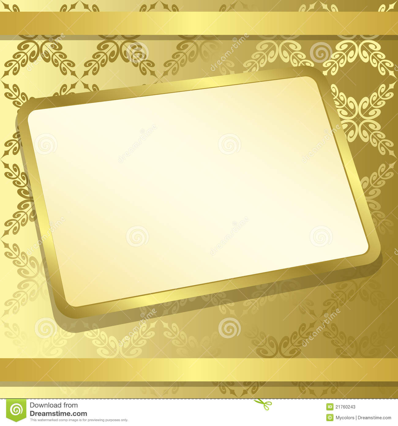 Gold Frame Vector Free