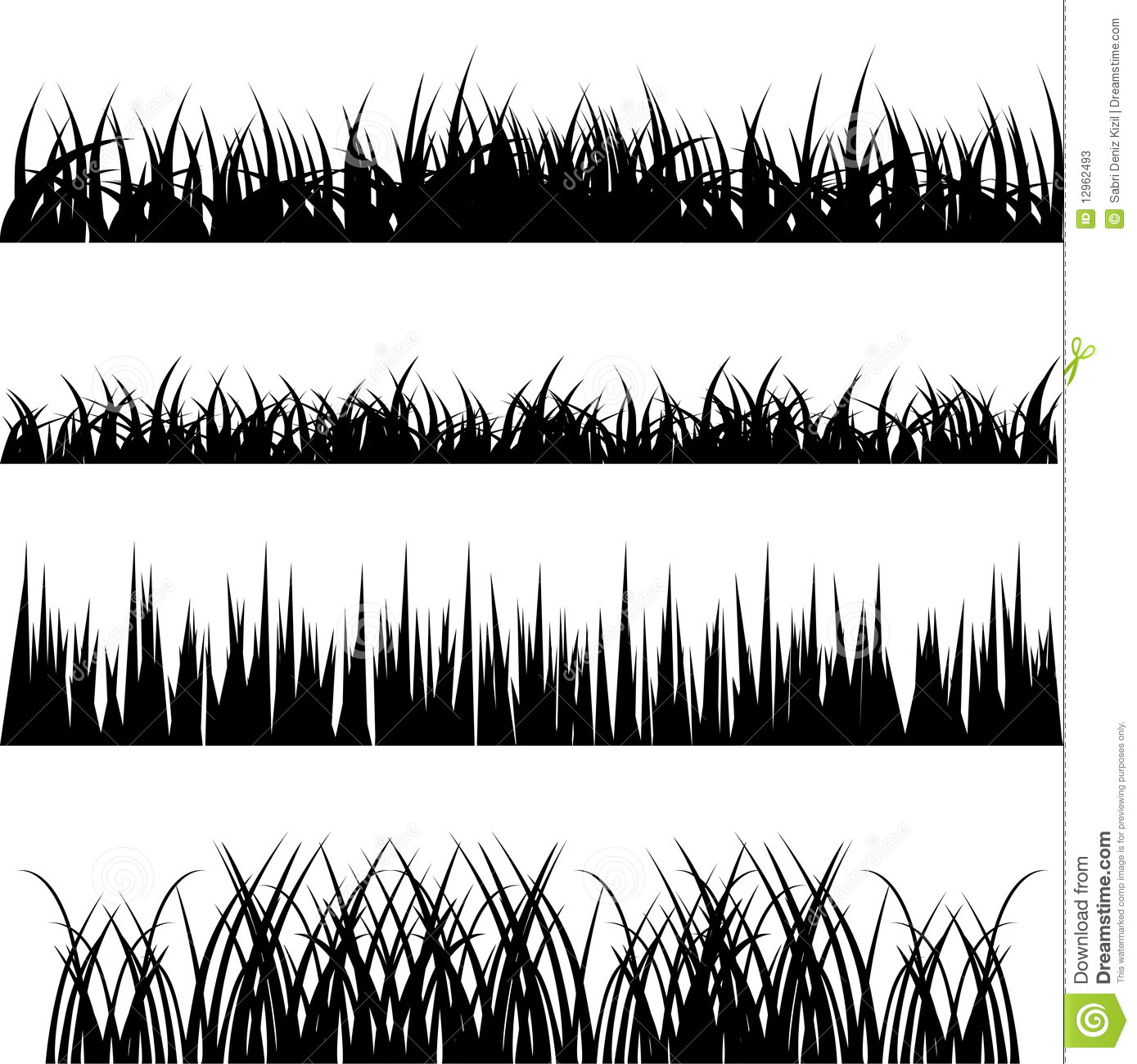 Grass Silhouette Vector