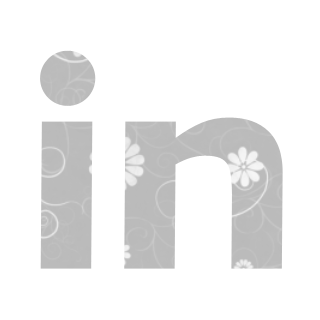 Grey LinkedIn Icon