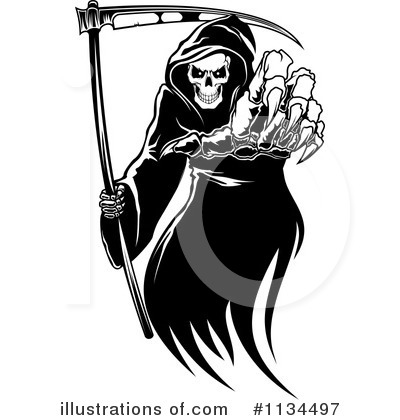 Grim Reaper Royalty Free Clip Art