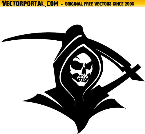 Grim Reaper Vector Art