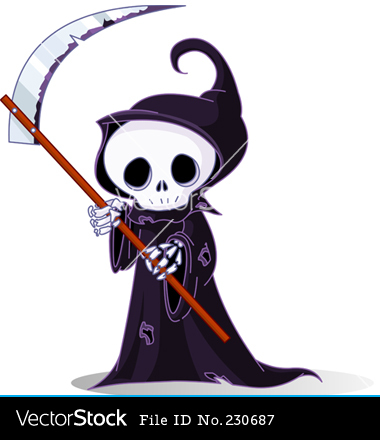 Grim Reaper Vector Art