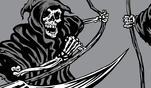 Grim Reaper Vector Clip Art