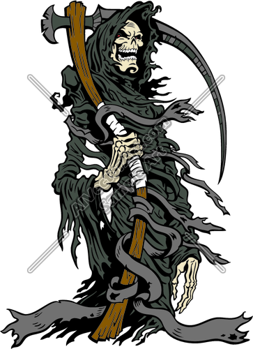 Grim Reaper Vector Clip Art