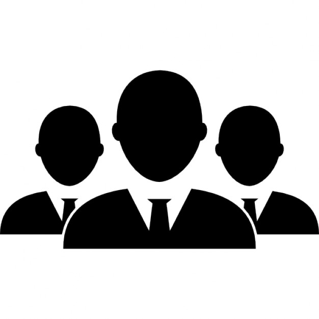 Groups of Black Business People Icon