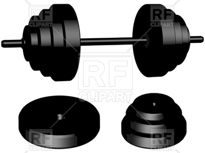 Gym Weights Clip Art