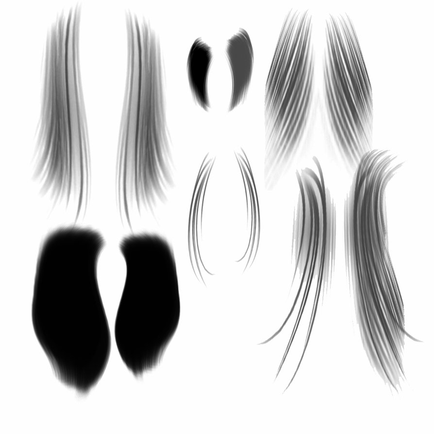 Hair Brush Photoshop