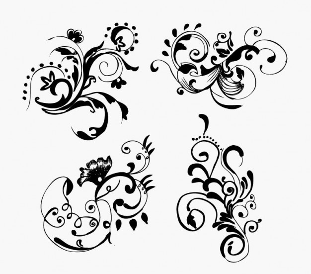 Hand Drawn Flower Vector Graphic