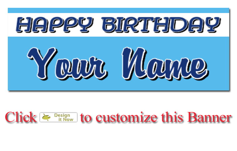 Happy Birthday Banners Printable Template