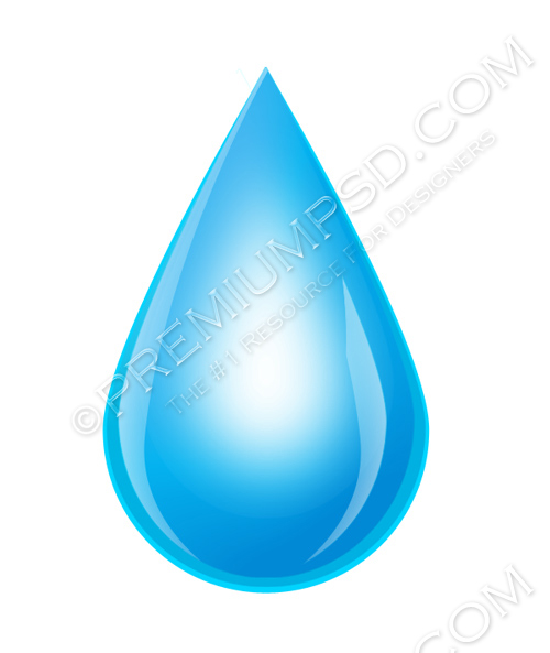 High Resolution Water Drop