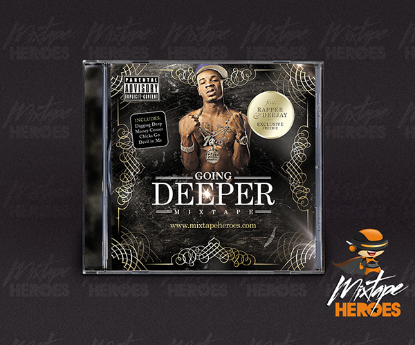 Hip Hop Album Cover PSD Template Free