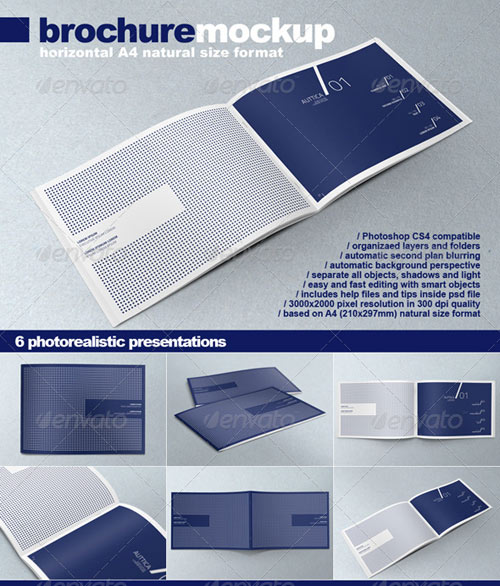 Horizontal Brochure Templates Free