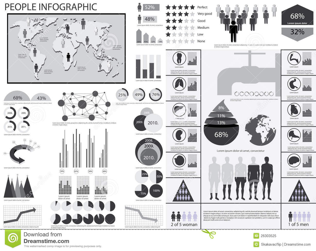 Infographic People Vector
