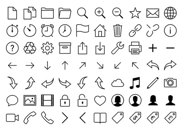 iOS 7 Download Free Vector Icons