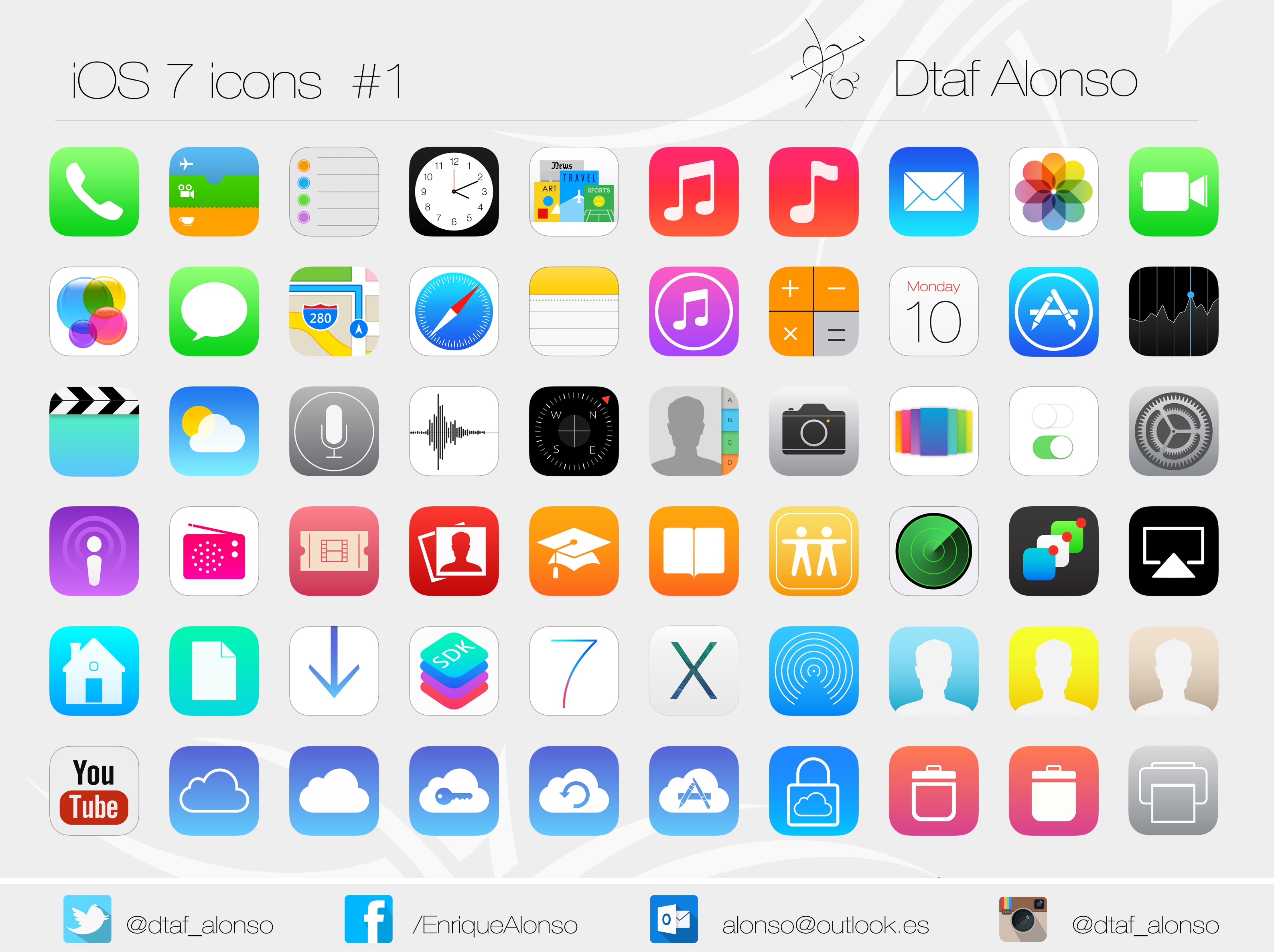 iOS 7 Icons