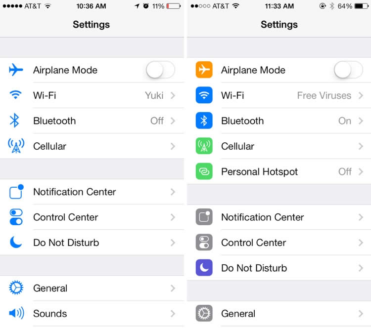 iOS 7 Settings Icon iOS 7 Settings Icon