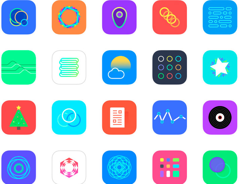 iOS 8 App Icons