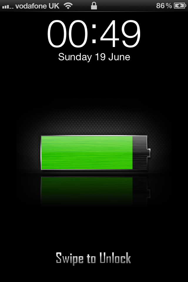 iPhone 5 Charging Icon