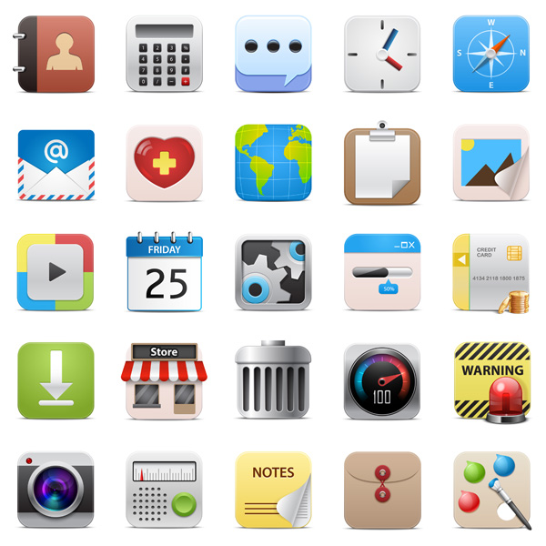 iPhone App Icon Vector