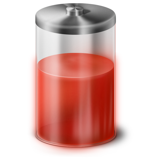 iPhone Red Battery Icon