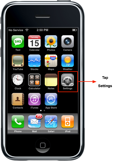iPhone Settings Icon iPhone Settings Icon