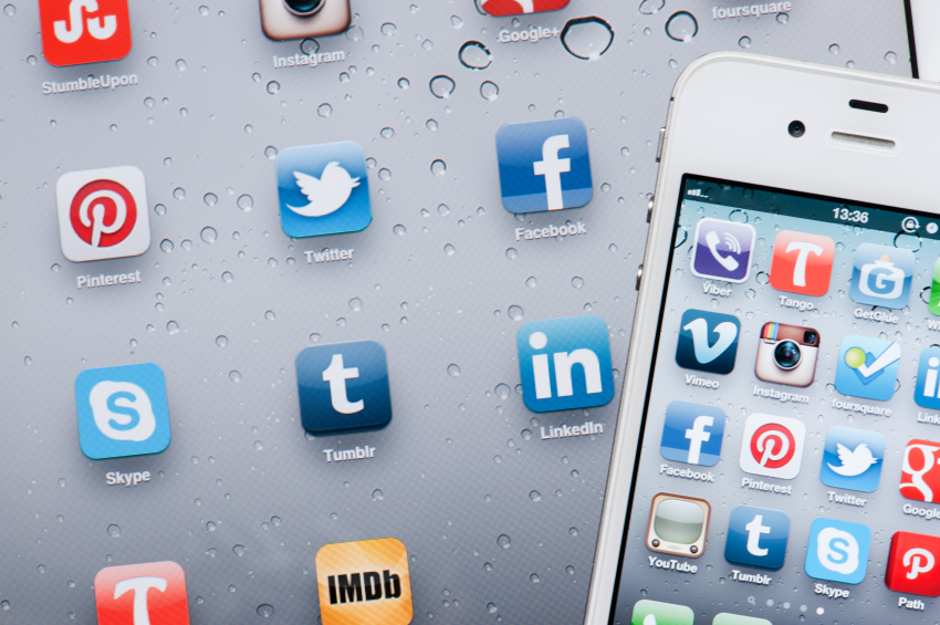 iPhone Social Media Icons