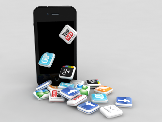 iPhone Social Media Icons