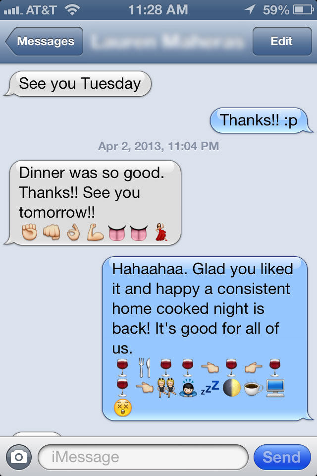 iPhone Text Emoticons
