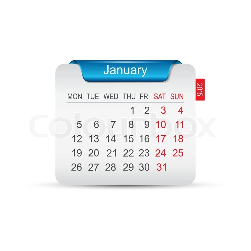 January 2015 Calendar