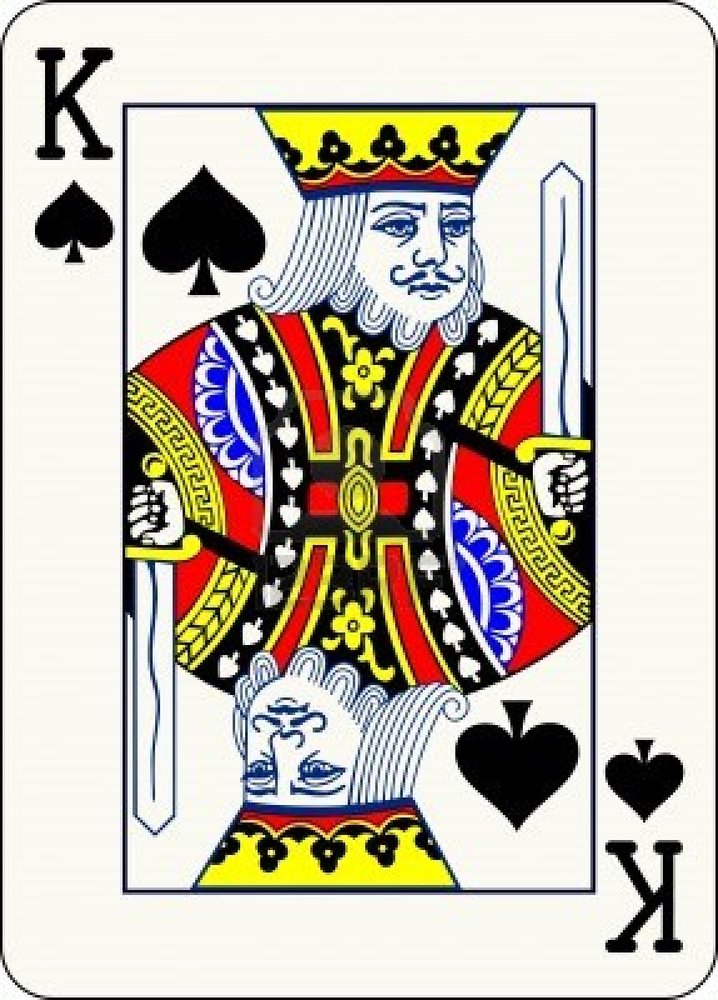 King Playing Card Art King Playing Card Art