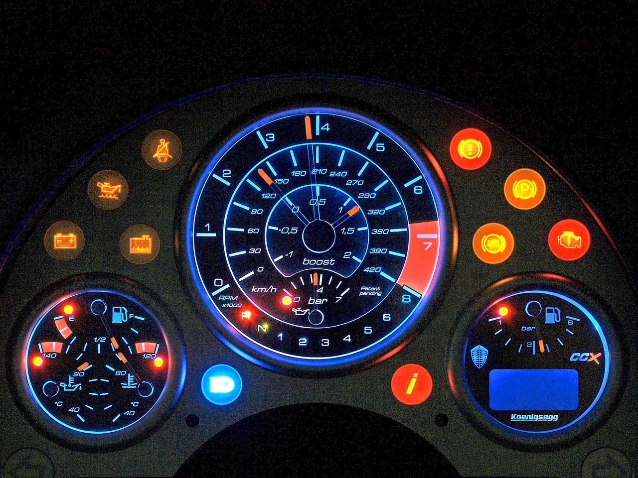 Koenigsegg Dashboard