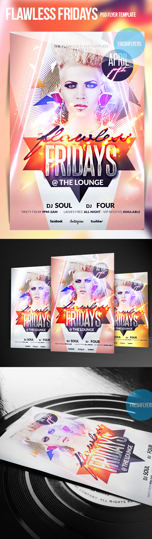 Ladies Night Flyer Template Free