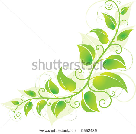 Leafy Vines Clip Art