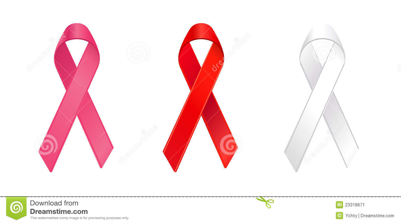 Lung Cancer Awareness Ribbon Clip Art
