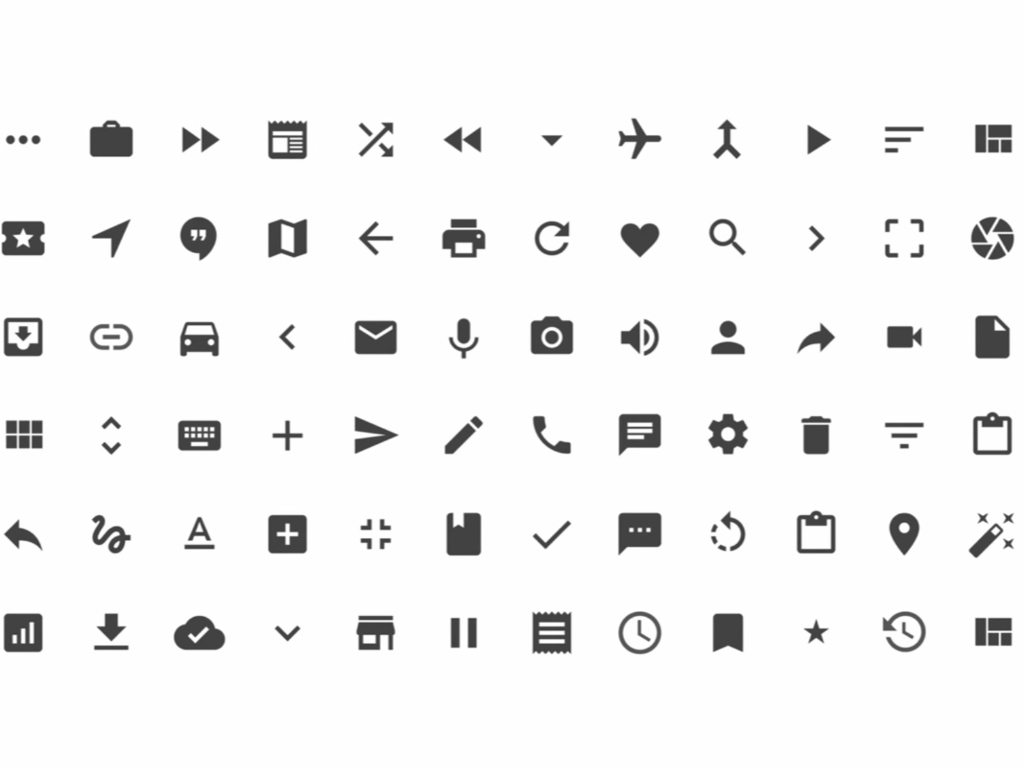 13 Button Material Design Icons Images