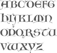 medieval font alphabet fonts letters google word calligraphy lettering typography fancy styles letter type scripts newdesignfile gothic via lombardy goudy