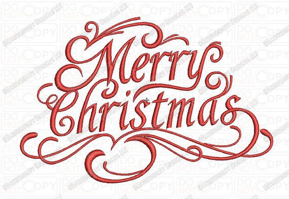 11 Merry Christmas Script Font Images