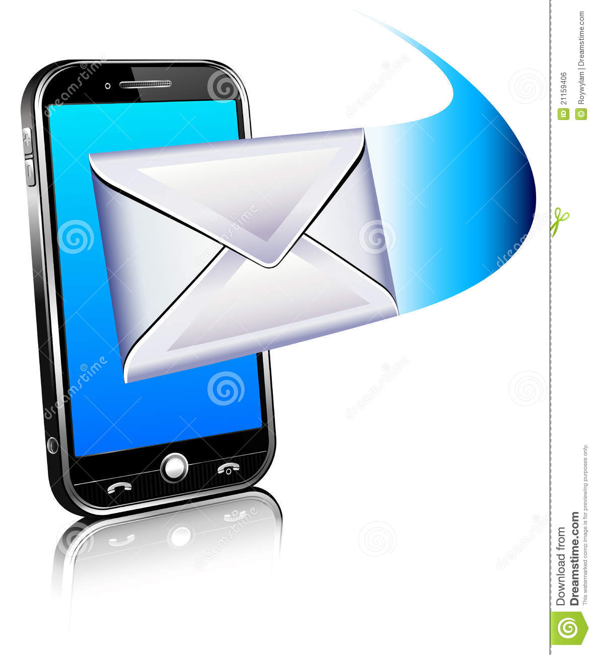 Mobile Phone and Email Icons