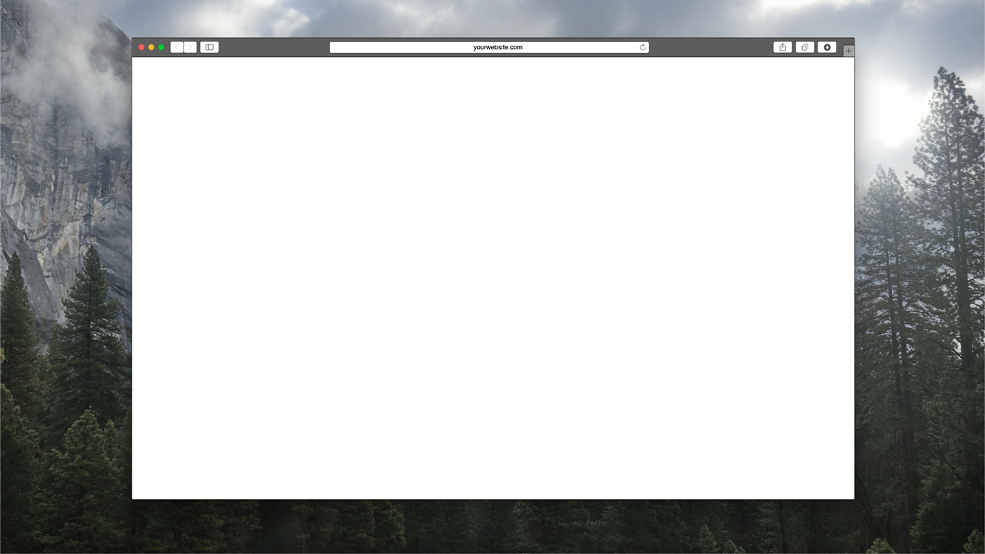 Mockup Web Browser Window