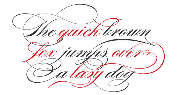 Most Popular Fonts Script Calligraphy