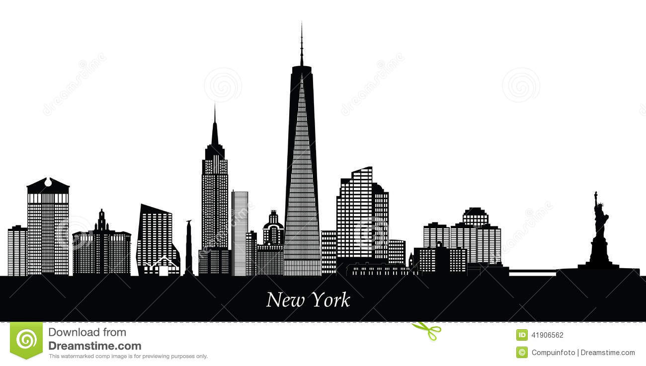 New York City Skyline Vector