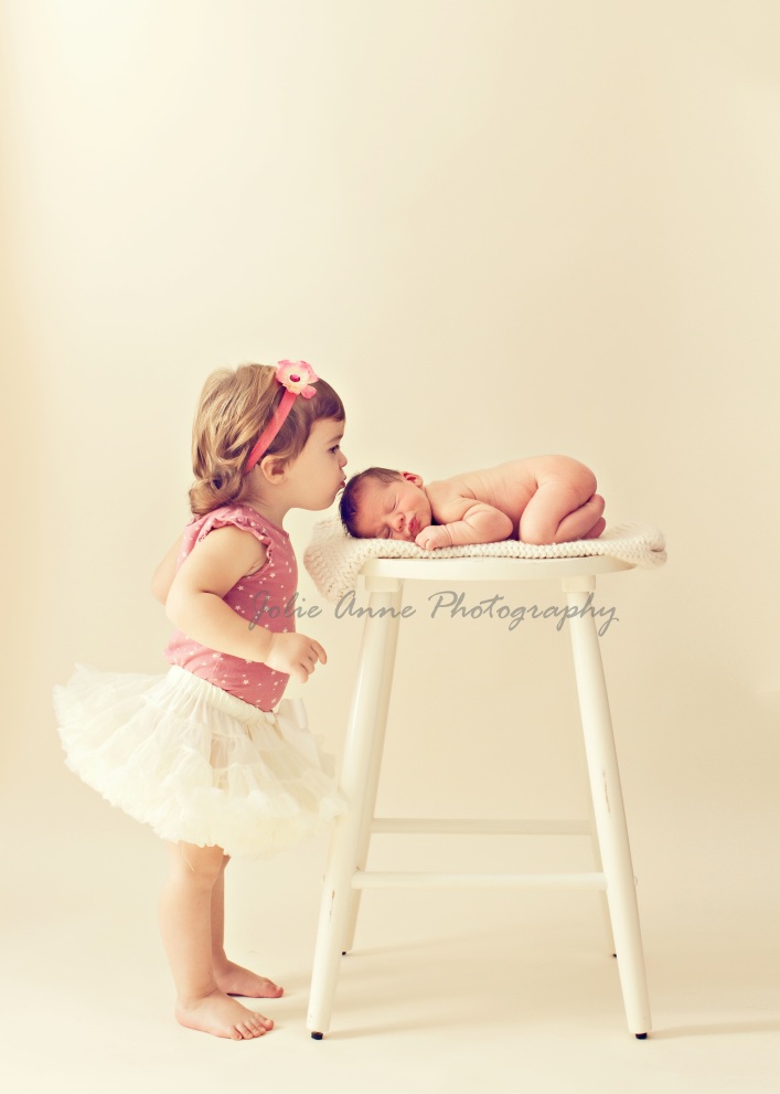 Newborn Shoot with Siblings