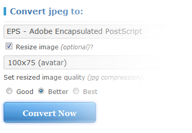 Online Convert JPG to EPS File