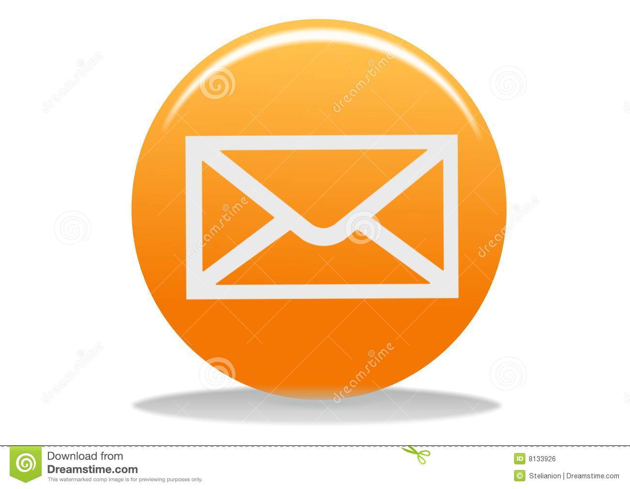 Orange Email Icon
