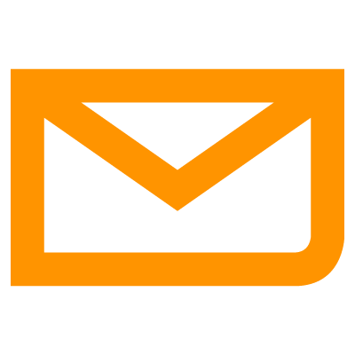 Orange Email Icon